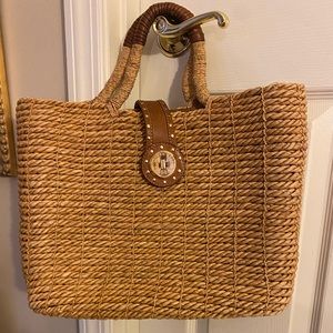 Michael Kors straw bag
